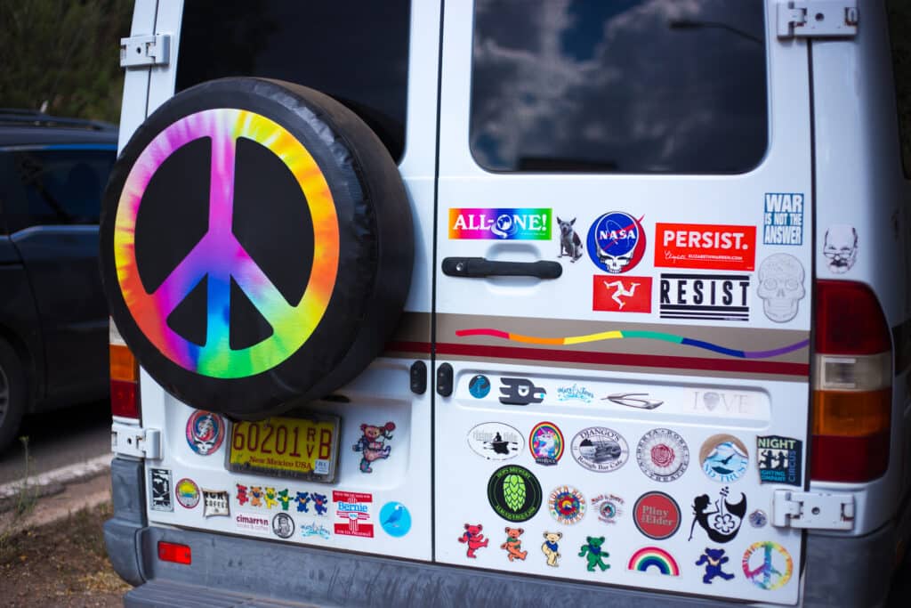 Custom Vinyl Sticker Decals on a Car