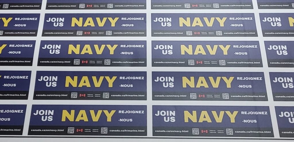Navy Bumper Stickers Showcase the Design Flexibility and Application of Vinyl Decals
