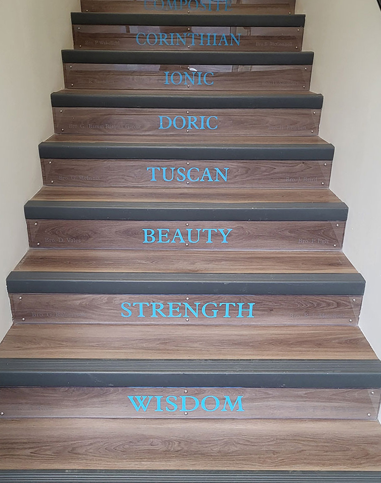 Acrylic wayfinding signs