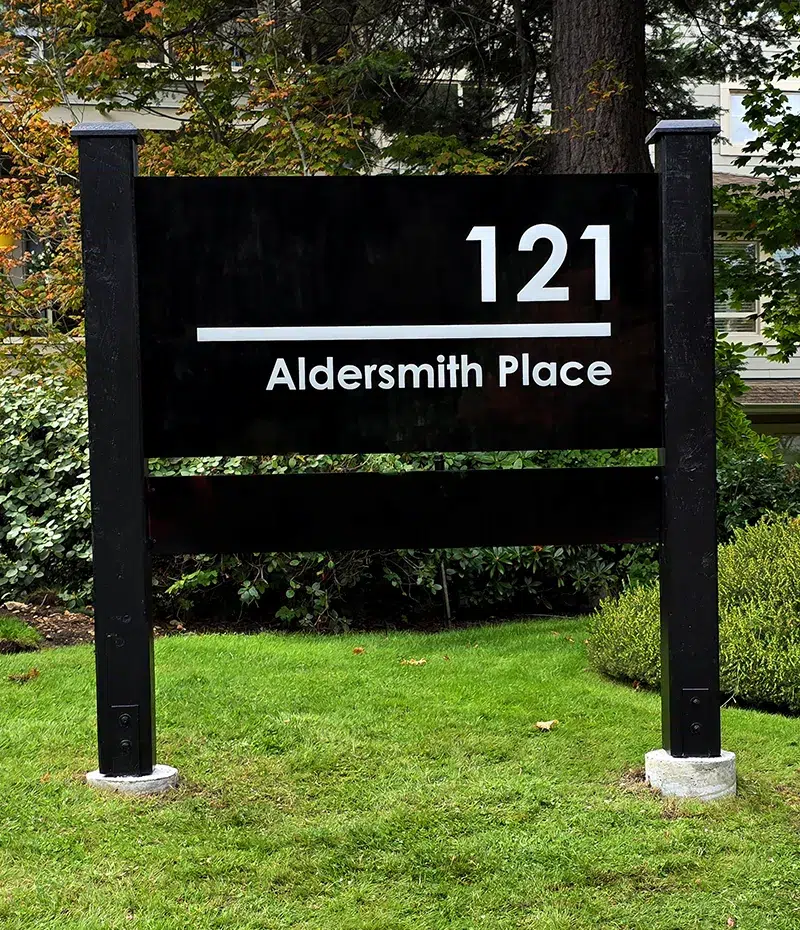 Monument Sign Address