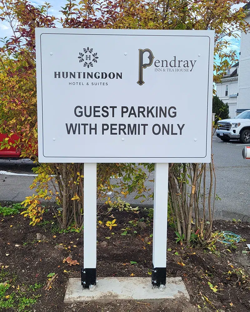 Parking Lot Sign