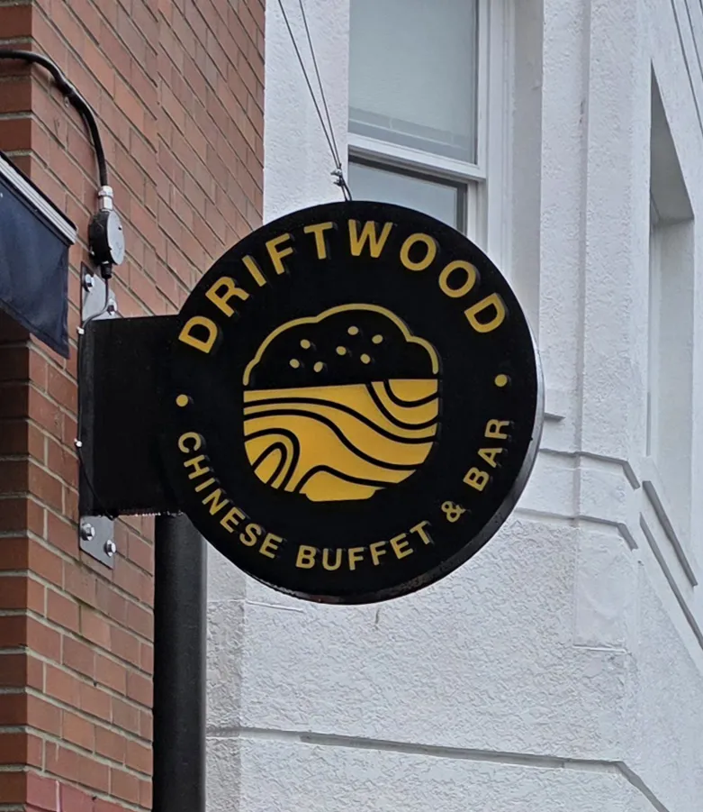 Backlit Circular Sign